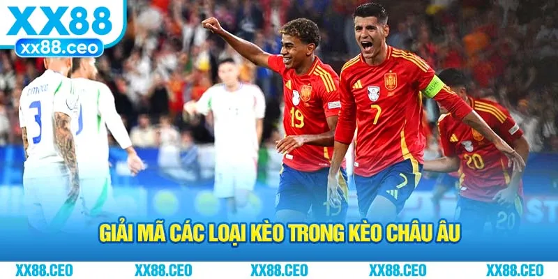 Giải mã các loại kèo trong kèo Châu Âu